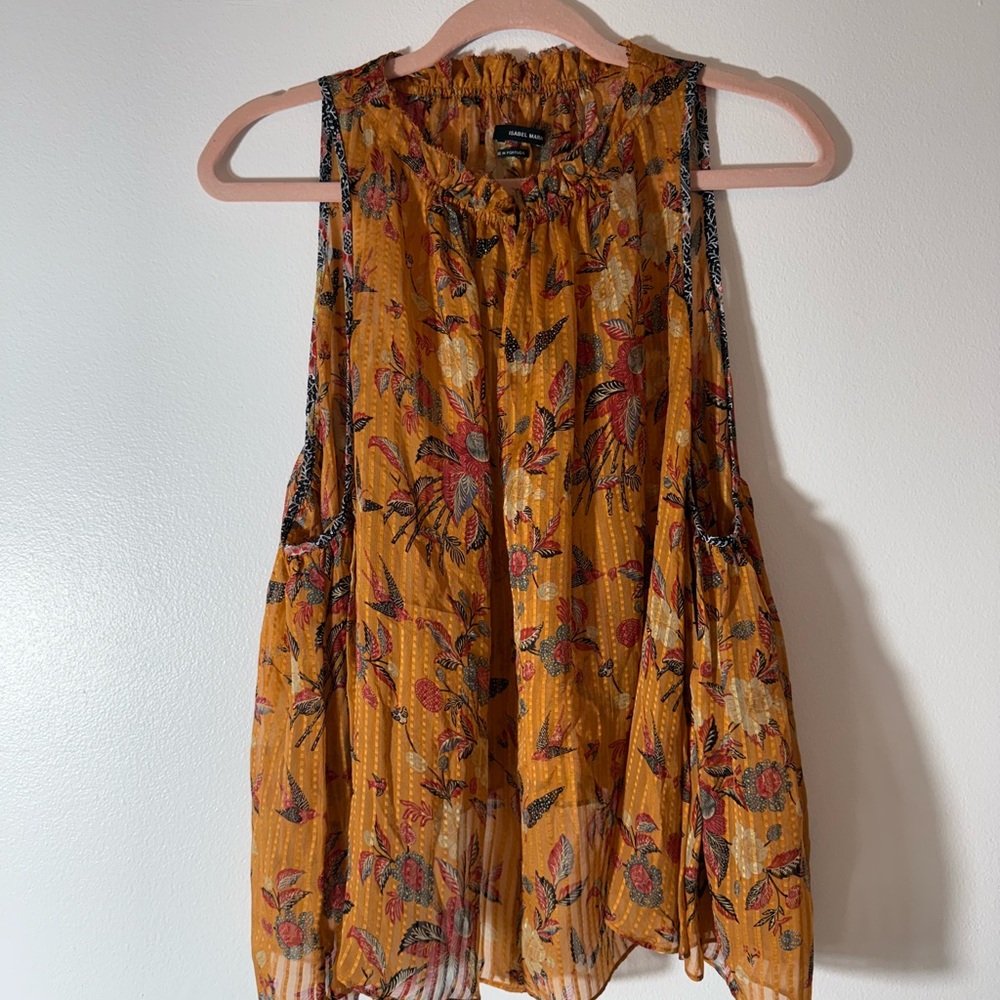 Isabel Marant Alika Trapeze Blouse